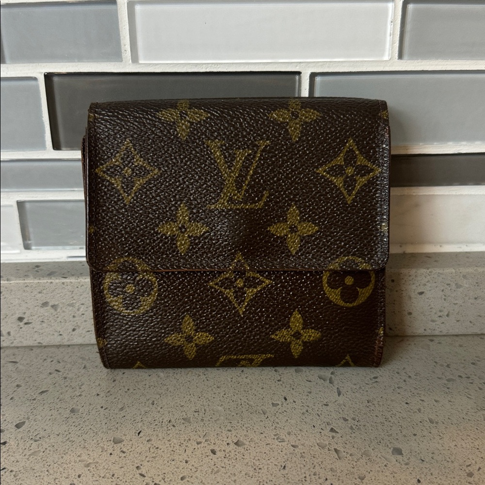 LOUIS VUITTON - Portefeuille Elise Monogram Compact Wallet - Picture 2 of 13